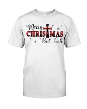 Rad Tech - Radiologic Technologist Christmas Classic T-Shirt front