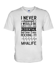 MHA Life V-Neck T-Shirt tile