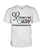 Medical Assistant V-Neck T-Shirt tile