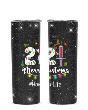 Housekeeper Glitter Tumbler tile