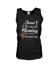 Caregiver life Unisex Tank tile