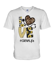 CRNA V-Neck T-Shirt tile