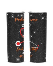 Caregiver Glitter Tumbler tile