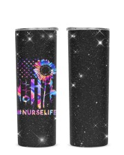Nurse Glitter Tumbler tile