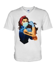 Lunch Lady V-Neck T-Shirt tile