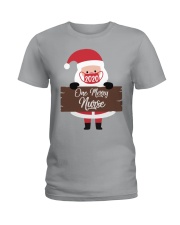 Nurse Christmas Ladies T-Shirt tile
