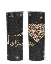 Paramedic Glitter Tumbler tile