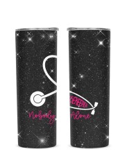 Housekeeper Glitter Tumbler tile