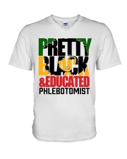 Phlebotomist V-Neck T-Shirt tile