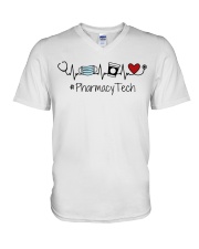 Pharmacy Tech V-Neck T-Shirt tile