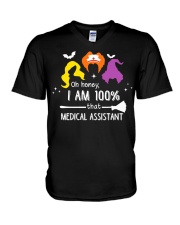 Medical Assistant - MA V-Neck T-Shirt tile