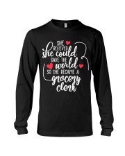 Grocery Clerk Long Sleeve Tee tile