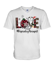 Respiratory Therapist - RT V-Neck T-Shirt tile