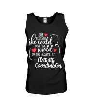 activity coordinator Unisex Tank tile
