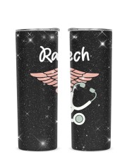 Rad Tech - Radiologic Technologist Glitter Tumbler tile
