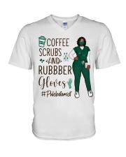Phlebotomist V-Neck T-Shirt tile