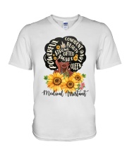 Medical Assistant V-Neck T-Shirt tile