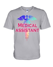 Medical Assistant - MA V-Neck T-Shirt tile