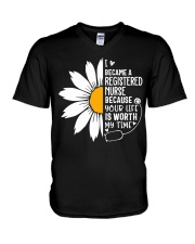 Registered Nurse RN V-Neck T-Shirt tile