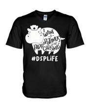 DSP Christmas V-Neck T-Shirt tile