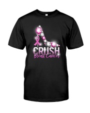 Crush Breast Cancer Classic T-Shirt front