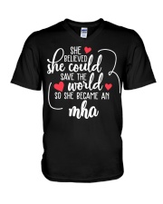 MHA V-Neck T-Shirt tile