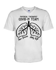 Physical Therapist - PT V-Neck T-Shirt tile