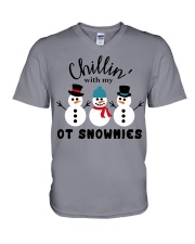 OT Christmas V-Neck T-Shirt tile