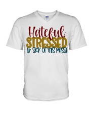 This mess V-Neck T-Shirt tile
