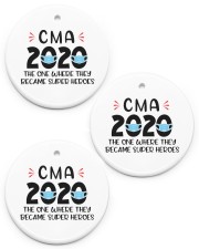 CMA Circle ornament - 3 pieces (porcelain) front