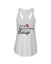 Registered Nurse Ladies Flowy Tank tile