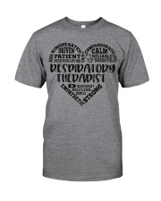 Respiratory Therapist Classic T-Shirt front