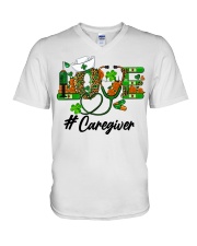 Caregiver V-Neck T-Shirt tile