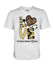 Correctional Officer V-Neck T-Shirt tile