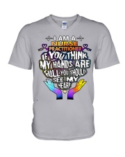 Nurse Practitioner - NP V-Neck T-Shirt tile