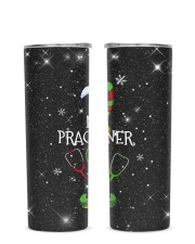 Nurse Practitioner - NP Glitter Tumbler tile