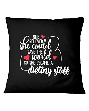 Dietary Staff Square Pillowcase tile