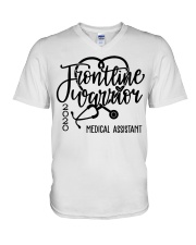 Medical Assistant V-Neck T-Shirt tile