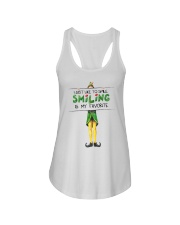 I just like to smile Ladies Flowy Tank tile