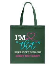 Respiratory Therapist Tote Bag tile