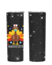 Housekeeper Glitter Tumbler tile