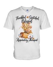 Respiratory Therapist - RT V-Neck T-Shirt tile