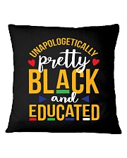 Unapologetically - Pretty - Black and Educated Square Pillowcase tile