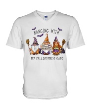 Phlebotomist V-Neck T-Shirt tile