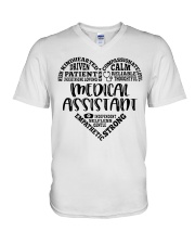 Medical Assistant V-Neck T-Shirt tile