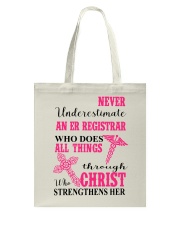 ER Registrar Tote Bag tile