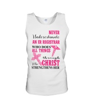ER Registrar Unisex Tank tile
