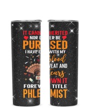 Phlebotomist Glitter Tumbler tile