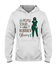 Soft drink scrubs and rubber gloves Hooded Sweatshirt tile