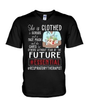 Respiratory Therapist - RT V-Neck T-Shirt tile